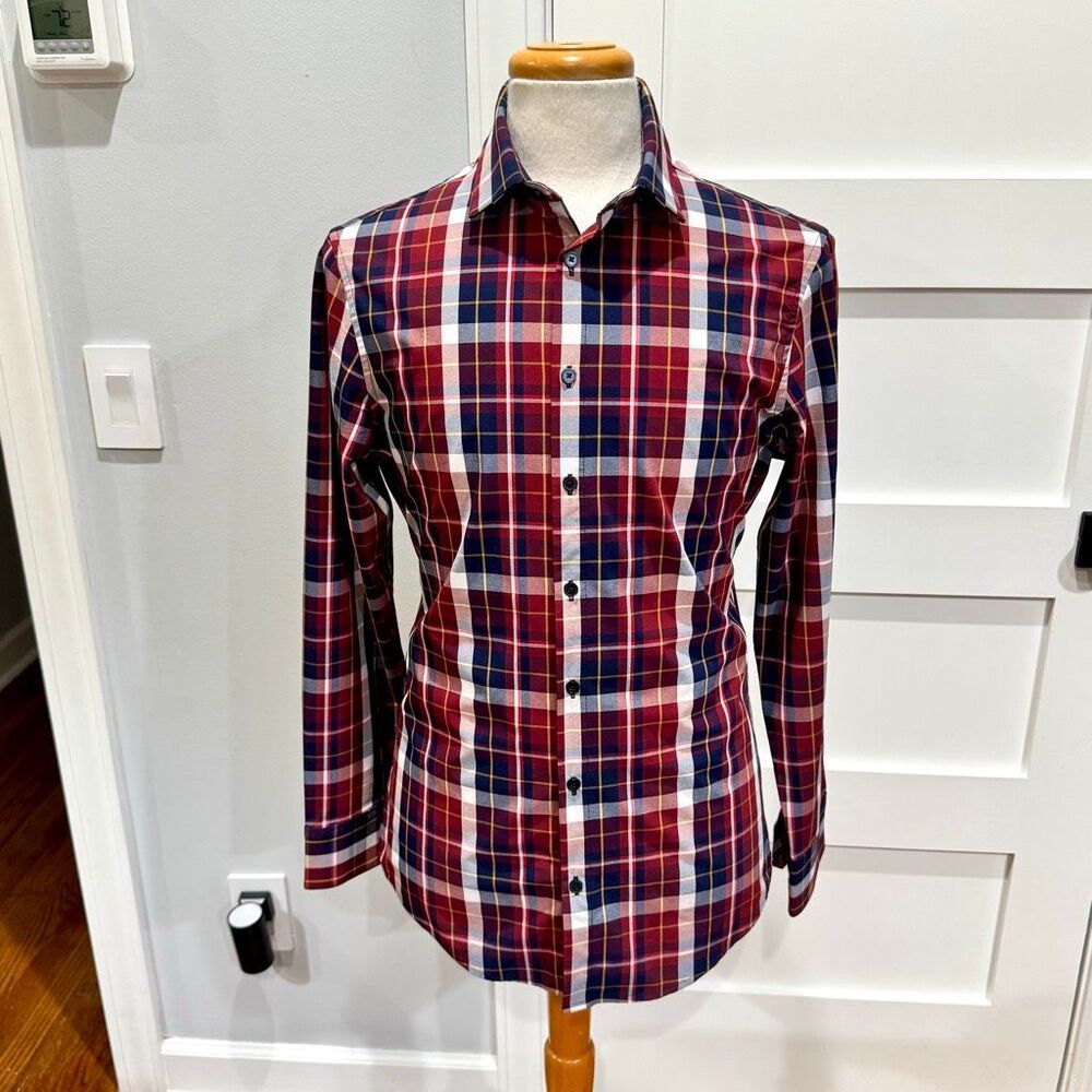 Mizzen+Main Leeward Collection Long Sleeve Shirt. Medium Trim Fit.
